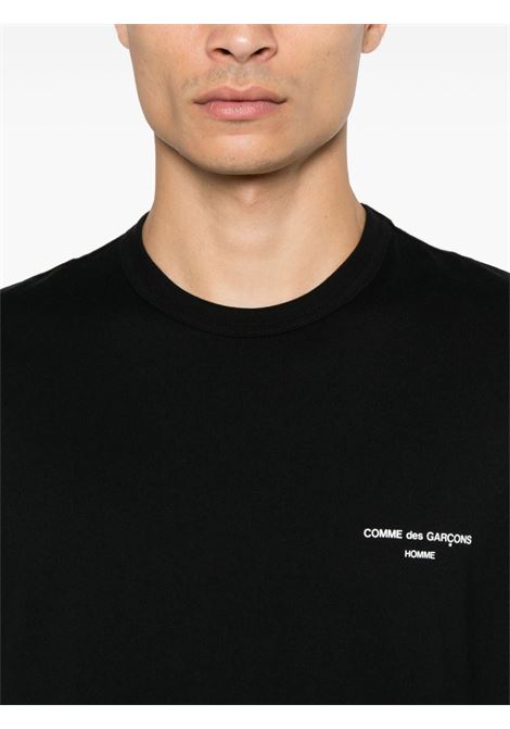 T-shirt con stampa in nero Comme Des Garcons Homme - unisex COMME DES GARCONS HOMME | HNT1011